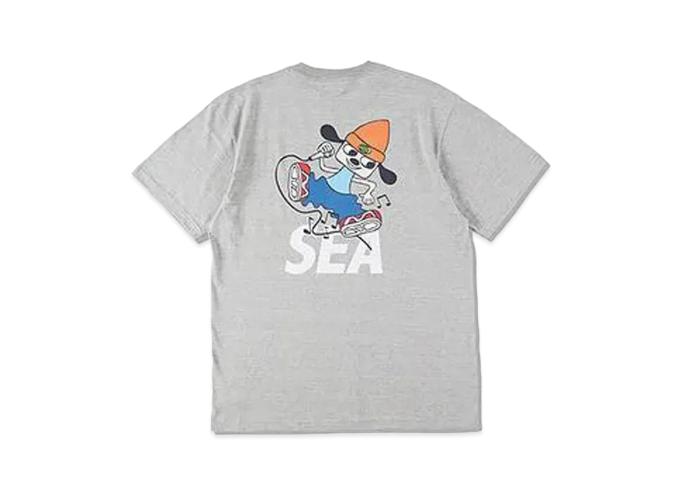 WIND AND SEA x PaRappa the Rapper (Parappa&SEA) Tee "Gray"