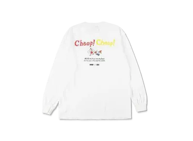 WIND AND SEA x PaRappa the Rapper (Parappa&CCTC Chicken) L/S Tee "White"