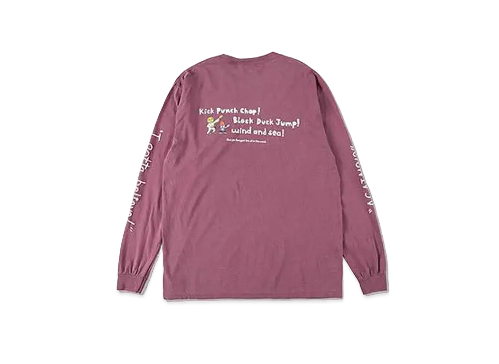 WIND AND SEA x PaRappa the Rapper (Parappa&Mr.CCM Onion) L/S Tee "Berry"