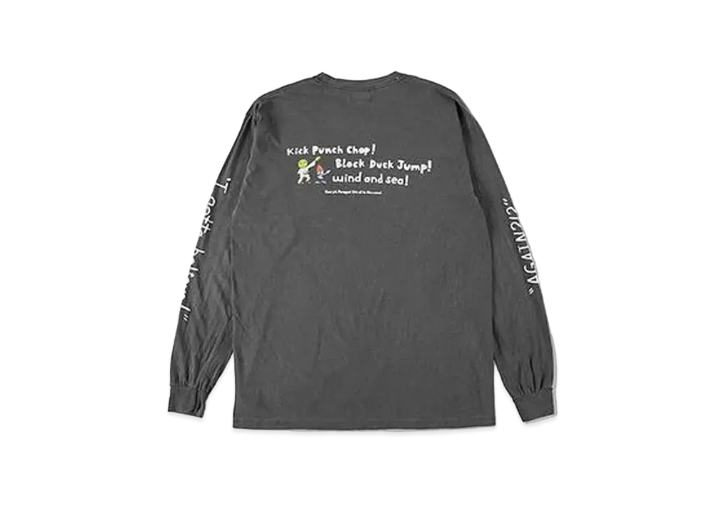 WIND AND SEA x PaRappa the Rapper (Parappa&Mr.CCM Onion) L/S Tee "Black"