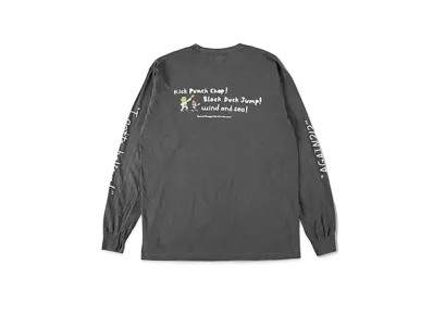 WIND AND SEA x PaRappa the Rapper (Parappa&Mr.CCM Onion) L/S Tee "Black"