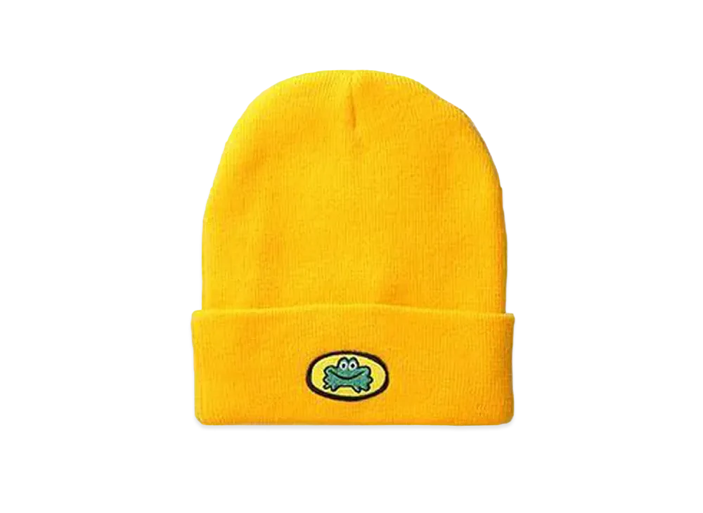 WIND AND SEA x PaRappa the Rapper (Frog) Beanie "Yellow"