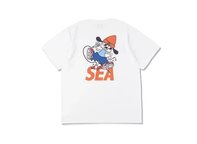 WIND AND SEA x PaRappa the Rapper (Parappa&SEA) Tee "White"