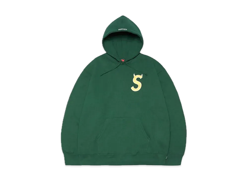 Supreme S Logo Hooded Sweatshirt "Dark Green" (22FW)
