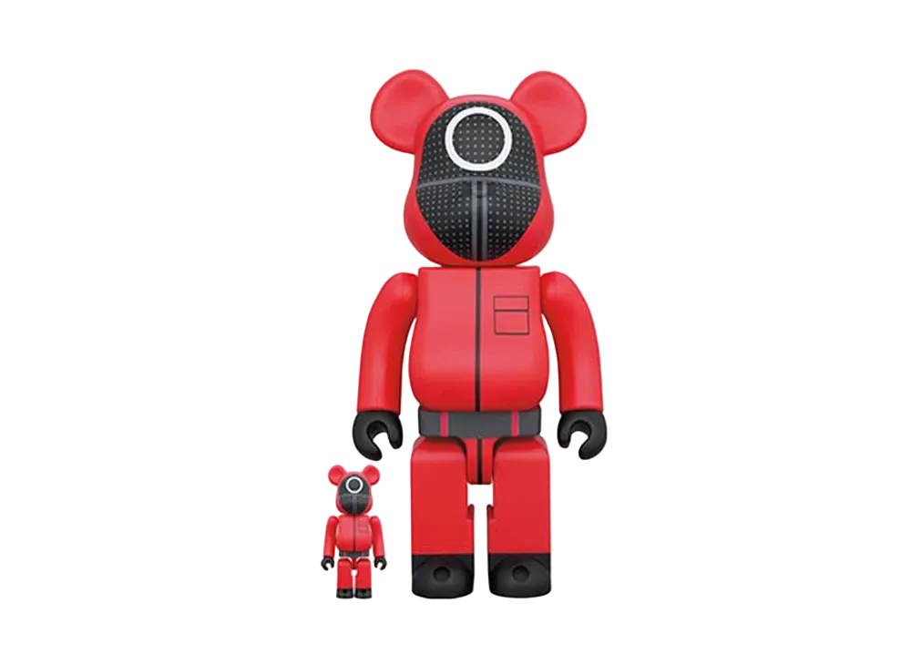 Bearbrick SQUID GAME GUARD “○” 100% & 400%