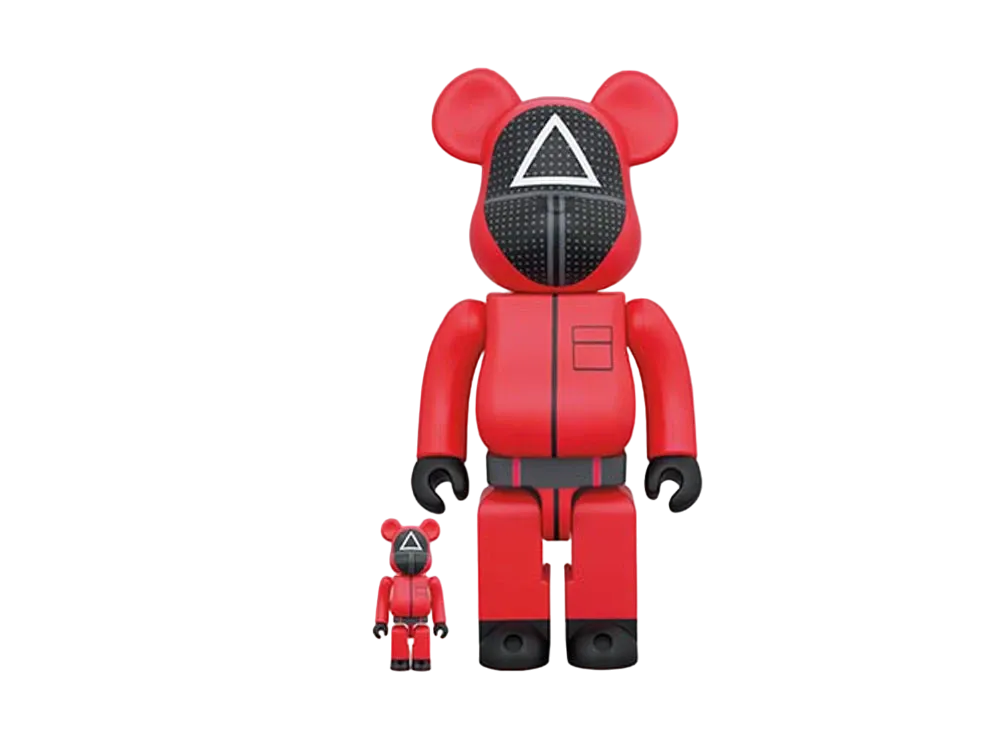 Bearbrick SQUID GAME GUARD “△” 100% & 400%