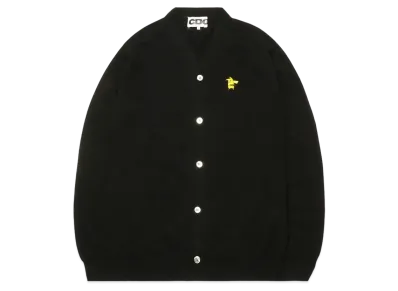 Comme des Garcons Pokemon Knit Cardigan With Emblem "Black"