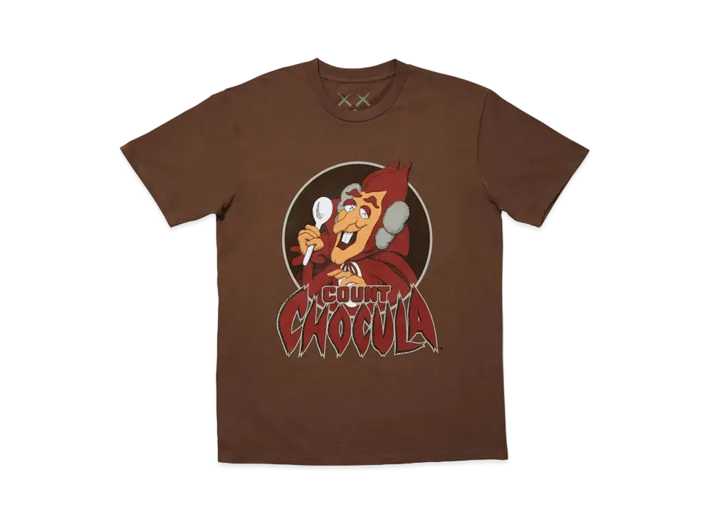 KAWS x Monsters Count Chocula Tee "Brown"