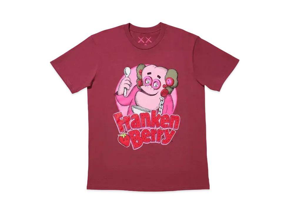KAWS x Monsters Franken Berry Tee "Pink"