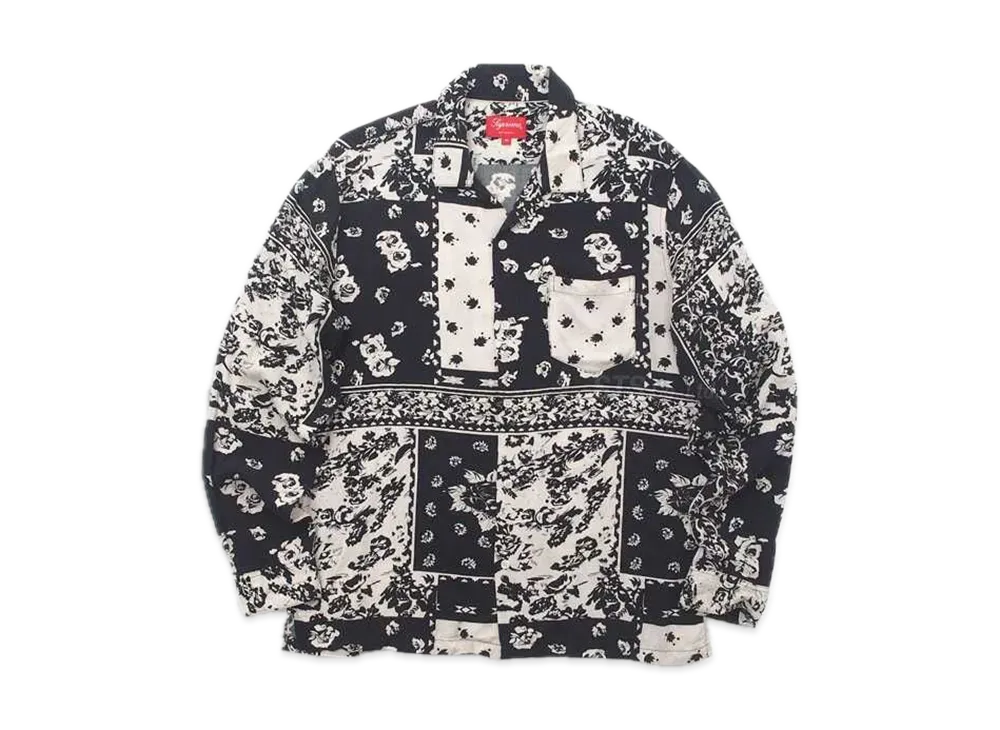 Supreme Paisley Shirt "Black"