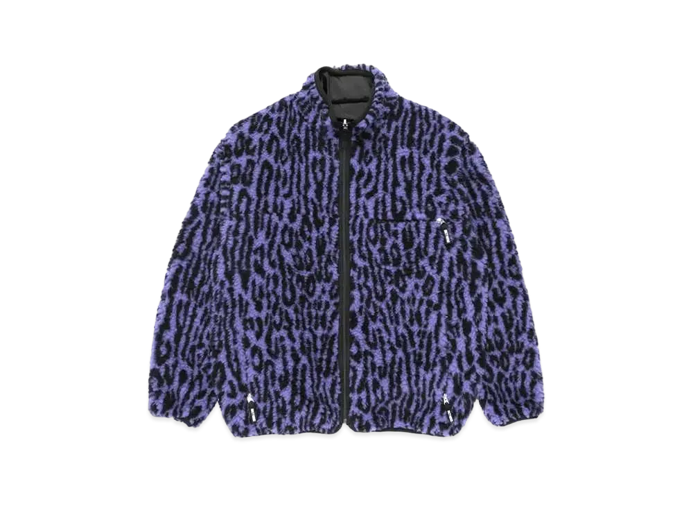 WACKO MARIA Reversible Boa Flece Jacket "Purple"