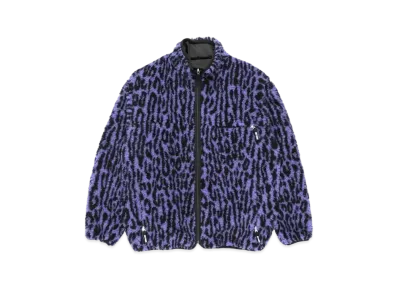 WACKO MARIA Reversible Boa Flece Jacket "Purple"