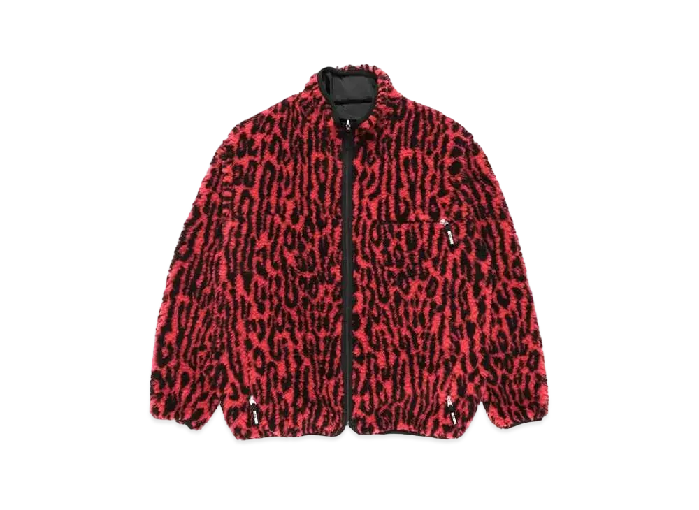 WACKO MARIA Reversible Boa Flece Jacket "Red"