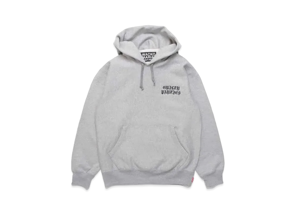 WACKO MARIA Heavy Weight Pull Over Hooded Sweat Shirt "Gray"
