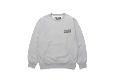 WACKO MARIA Heavy Weight Crew Neck Sweat Shirt "Gray"