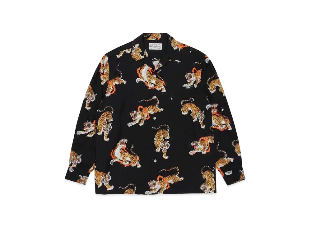WACKO MARIA TIM LEHI / Hawaiian Shirt "Black"