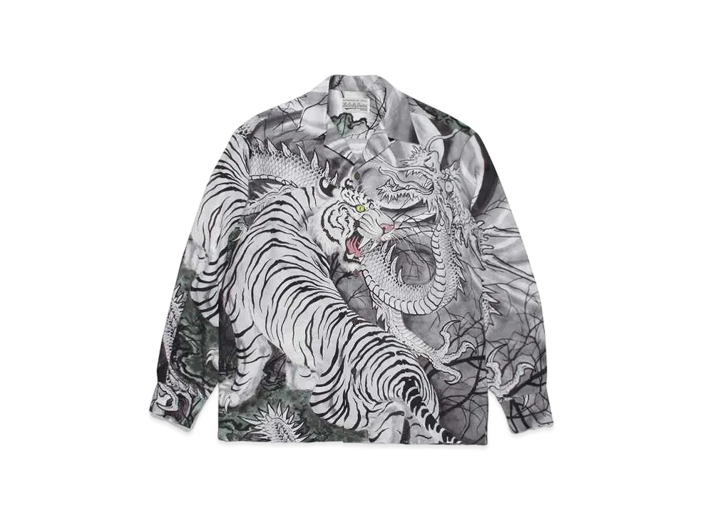 WACKO MARIA TIM LEHI / Hawaiian Shirt #1 "Mono"