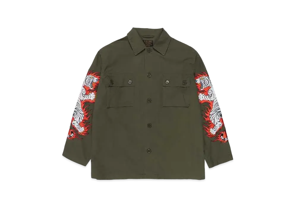 WACKO MARIA TIM LEHI / Army Shirt "Khaki"