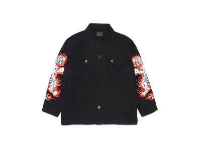 WACKO MARIA TIM LEHI / Army Shirt "Black"
