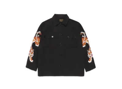 WACKO MARIA TIM LEHI / Army Shirt #1 "Black"