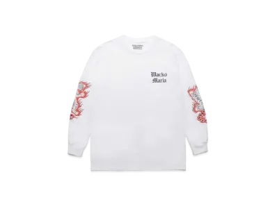 WACKO MARIA TIM LEHI / Long Sleeve T-Shirt "White"