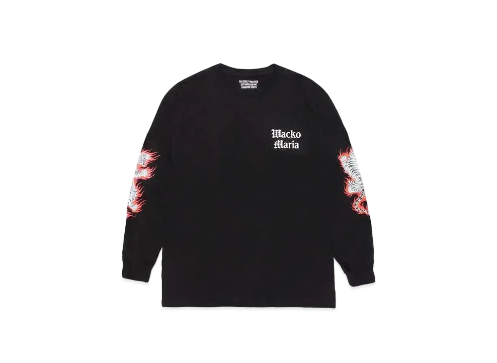 WACKO MARIA TIM LEHI / Long Sleeve T-Shirt "Black"