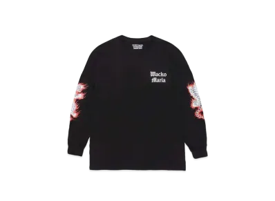 WACKO MARIA TIM LEHI / Long Sleeve T-Shirt "Black"