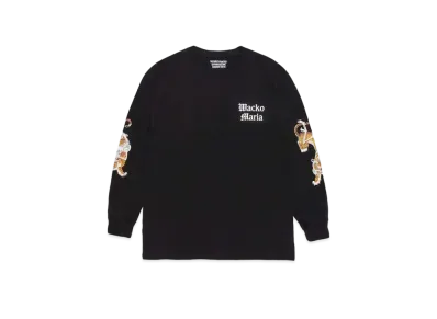 WACKO MARIA TIM LEHI / Long Sleeve T-Shirt #1 "Black"