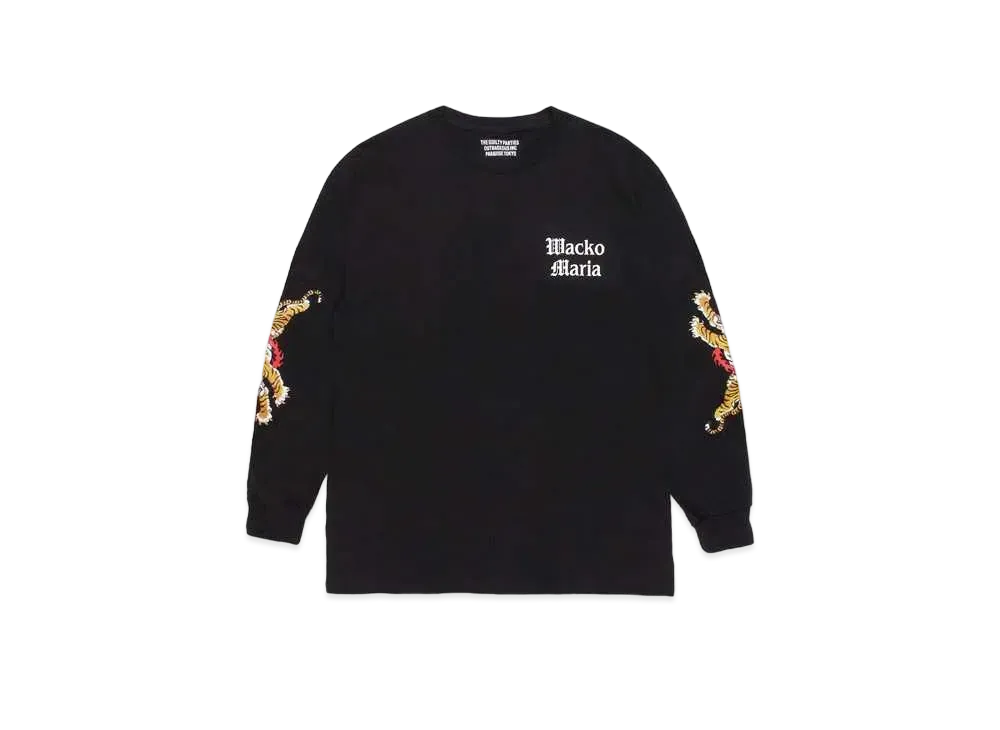 WACKO MARIA TIM LEHI / Long Sleeve T-Shirt #2 "Black"