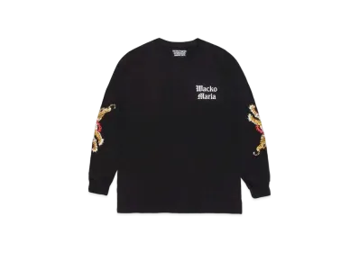 WACKO MARIA TIM LEHI / Long Sleeve T-Shirt #2 "Black"
