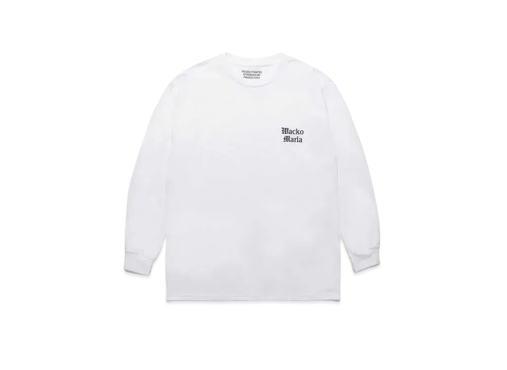 WACKO MARIA Long Sleeve T-Shirt "White"