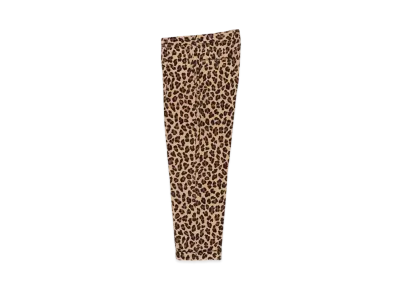 WACKO MARIA Leopard Corduroy Pleated Trousers (Type-2) "Beige"