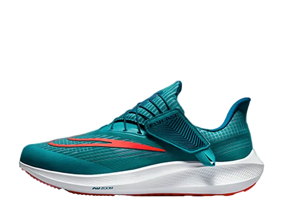 ナイキ エア ズーム ペガサス フライイーズ "ブライト スプルース/ライト クリムゾン"