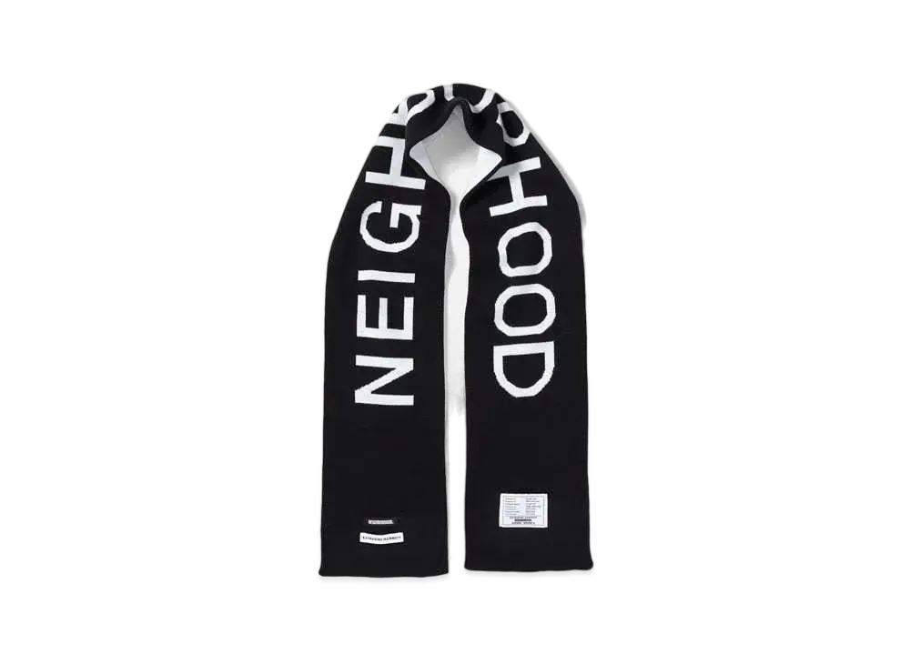 NEIGHBORHOOD KH . LOGO MUFFLER . AC "Black"