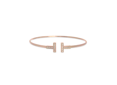 Tiffany & Co. T Wire Bracelet "Rose Gold"