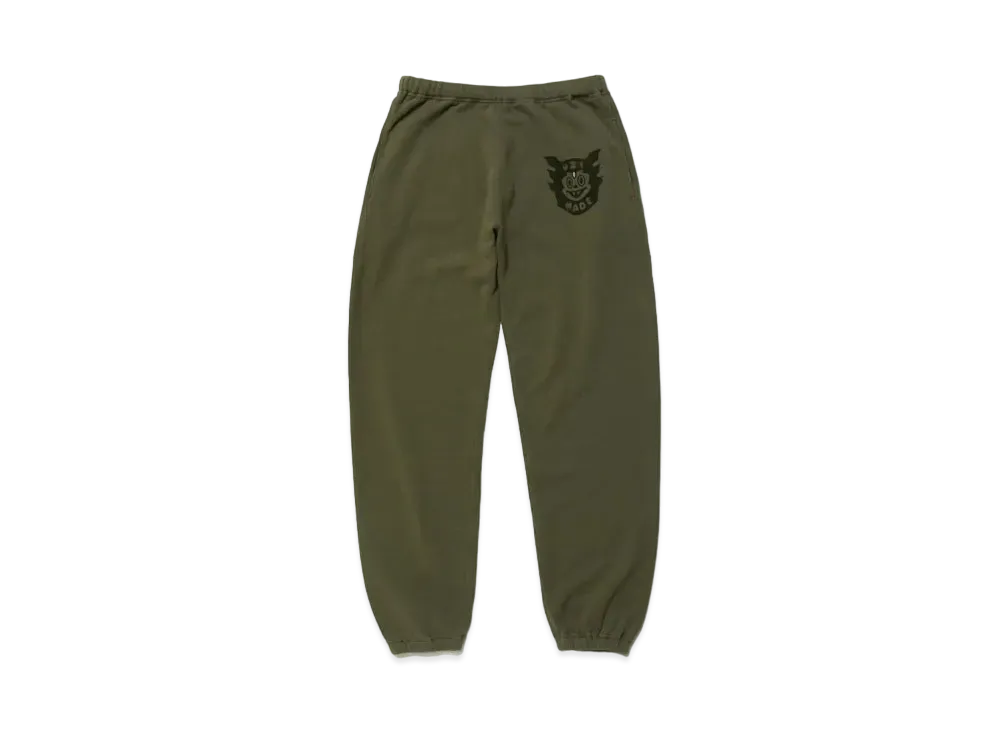 HUMAN MADE UZI MADE SWEAT PANTS "Olive Drab"