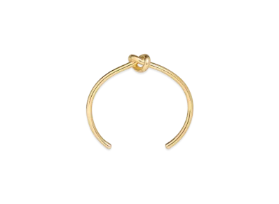CELINE Knot Extra-Thin Bracelet In Brass With Gold Finish "Gold"