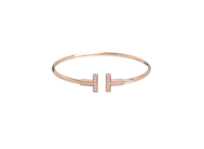 Tiffany & Co. T Wire Bracelet "Rose Gold"