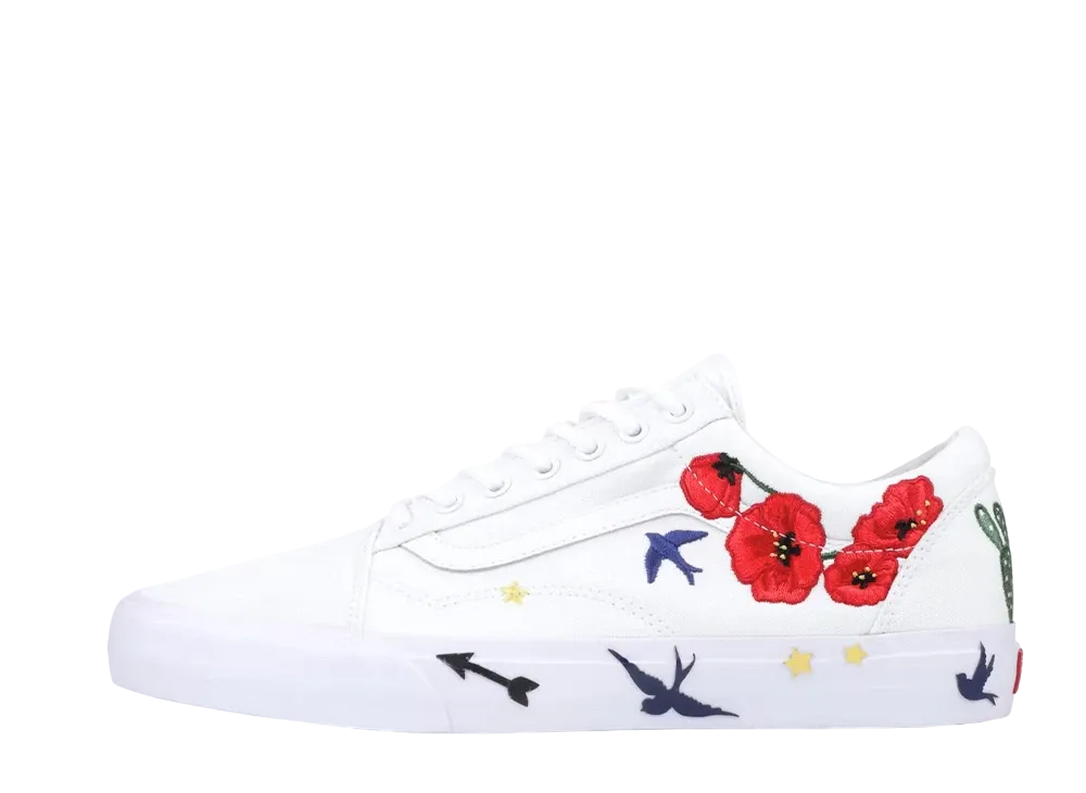 Vans Old Skool Desert Embellish "True White"