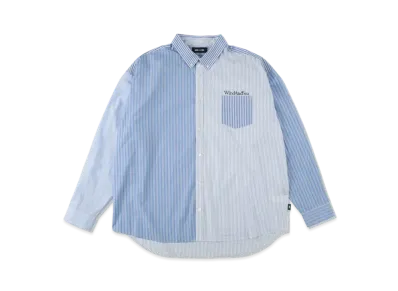 WIND AND SEA SDT Crazy Pattern Shirt "Blue White"