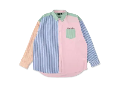 WIND AND SEA SDT Crazy Pattern Shirt "Orange Green"