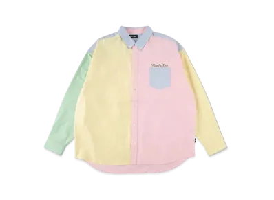 WIND AND SEA SDT Crazy Pattern Shirt "Yellow Pink"