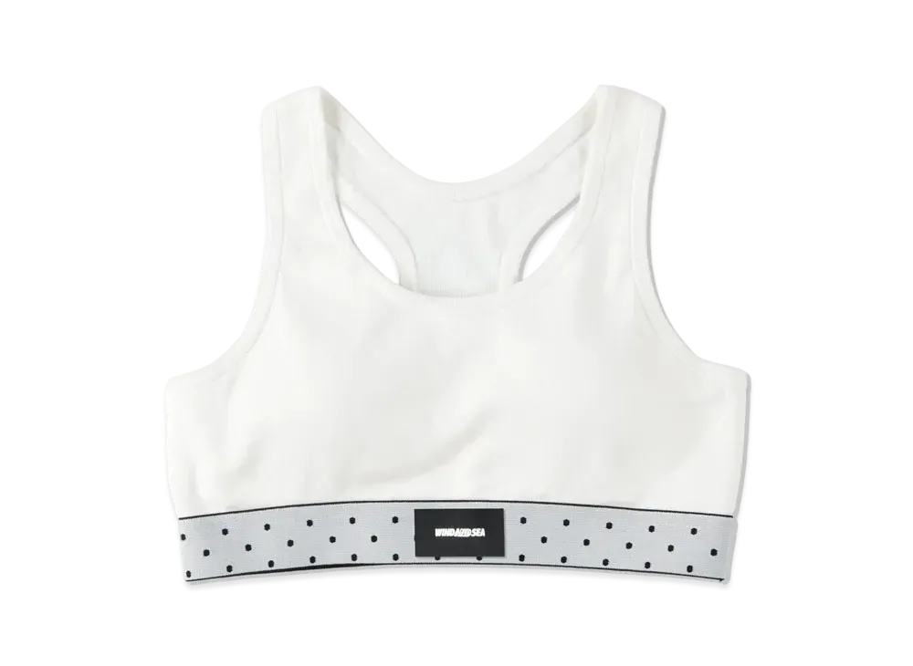 WIND AND SEA SDT (Dot) Bra Top "White"