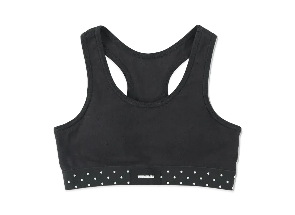 WIND AND SEA SDT (Dot) Bra Top "Black"