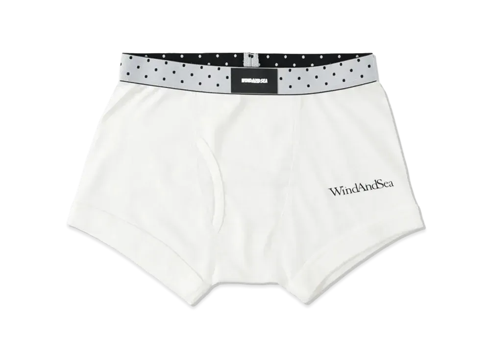 WIND AND SEA SDT (Dot) Boxer Brief "White"
