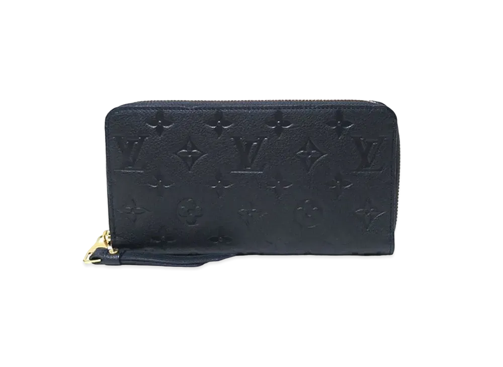 ルイヴィトン ポルトフォイユ・スクレット ロン モノグラム・アンプラント レザー "アンフィニ" M93435