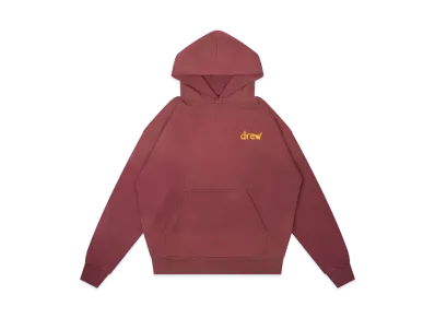 drew house Scribble Hoodie "Faded Maroon"