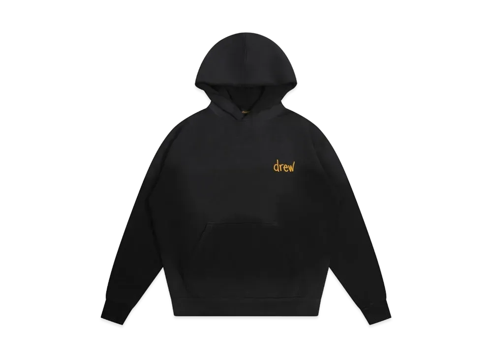 drew house Scribble Hoodie "Faded Black"