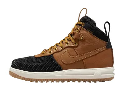 Nike Lunar Force 1 High Duckboot "Yale Brown/Black/Gold Tone/Yale Brown"
