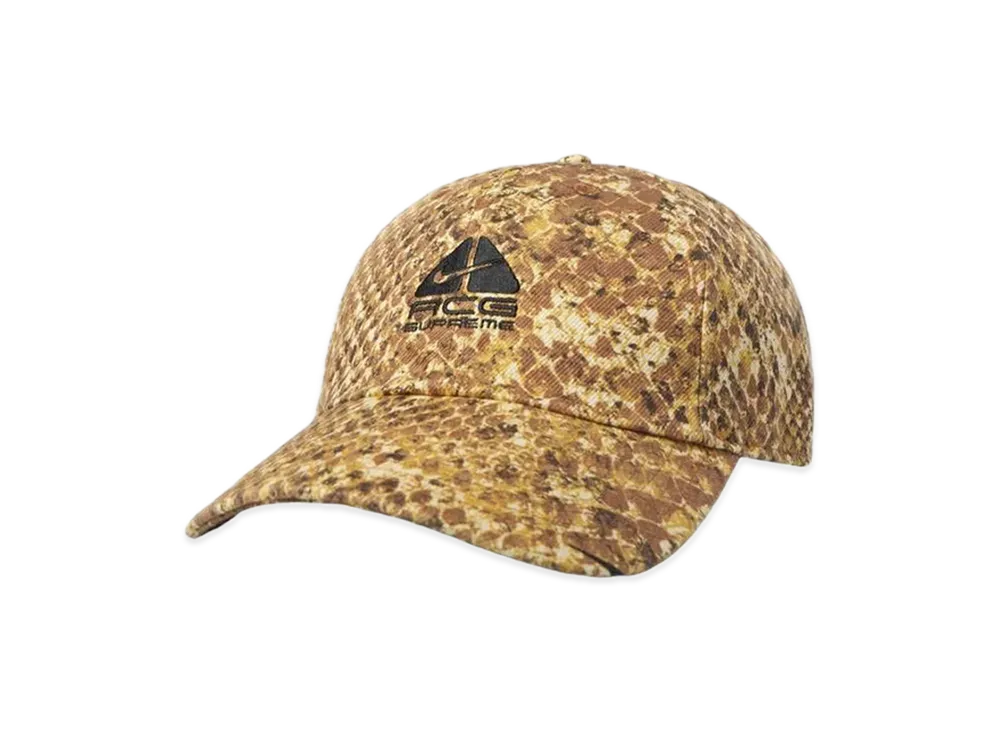 シュプリーム ナイキ ACG デニム 6パネル "ゴールド スネイクスキン"